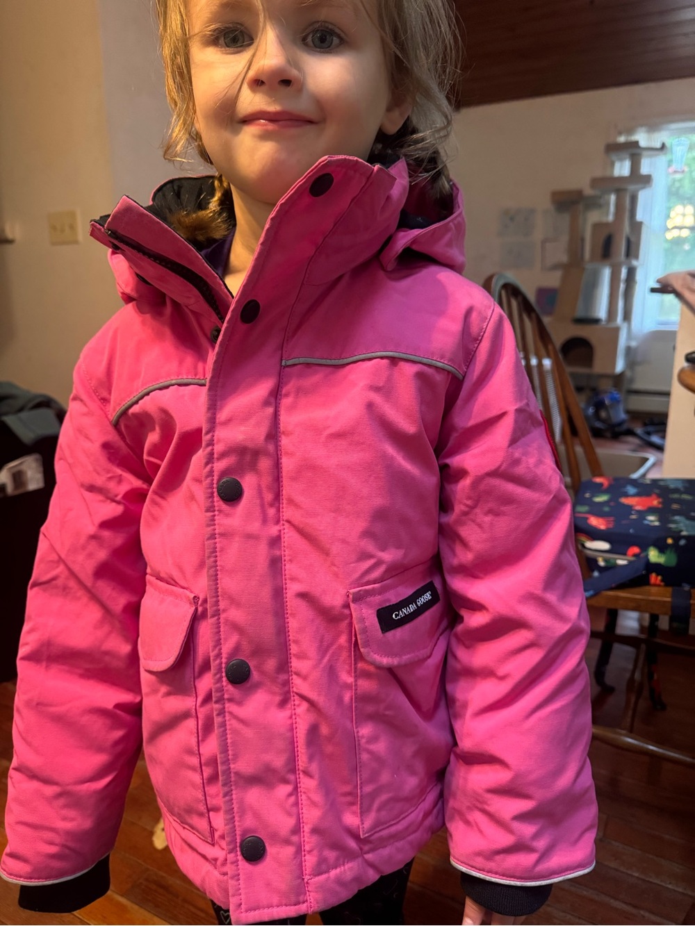 Canada Goose Lynx parka Bright Pink Hooded Puffer Jacket - Picture 4 of 15